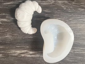 Molde silicona medialuna de manteca 